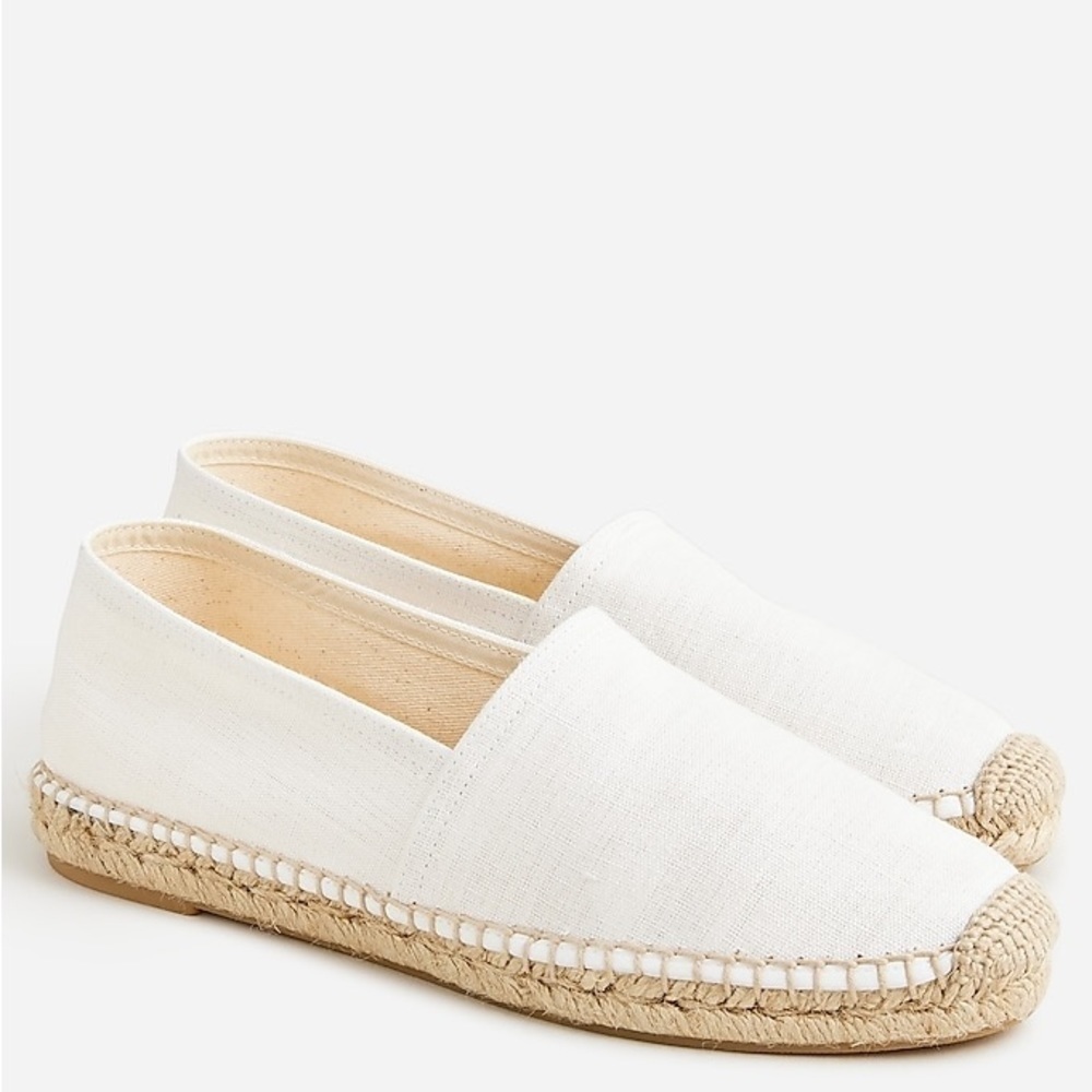 J Crew Made-in-Spain espadrille flats in linen
Item BT388 - Picture 1 of 3